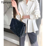 Yipinpay 2023 Autumn Korean style Long Sleeve Folds White Shirt Women Office Lady Slim Wist Button Up Tunic Blouse Female Tops