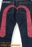 Yipinpay American High Street Fashion Big M Print Jeans Women Y2K Harajuku Casual Straight Baggy Jeans Punk Rock High Waisted Jeans