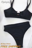 Yipinpay Leopard Bikini 2023 Micro Bikini Set Push Up Thong High Cut Swimwear Women Mini Swimsuit Female Bathing Suit