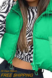 Yipinpay Women Autumn Winter Vest Sleeveless Jackets Waistcoat Clothing Warm Coats 2023 Luxury y2k Padded Puffer Vest Female Clothes