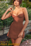 yipinpay Mini Dress Black Dress Sleeveless Short Dresses Straps Red Dress Sexy Outfits Streetwear 2023 Bodycon Dresses Vestidos