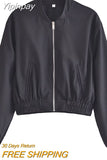 Yipinpay TRAF Fashion Jackets for Women 2023 Summer Bomber Jackets Coats Female Chic Casual Short Coats Ladies New In Outerwear