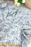 yipinpay 2023 Summer Chiffon Skirts Women Kawaii Korean Casual Elegant High Waist A-line Skirt Female Floral Print Sweet Faldas