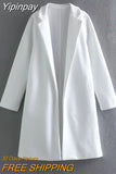 Yipinpay Multicolor Long Coat Women Long Sleeve Winter Woman Coat 2023 Chic And Elegant Woman Jacket Fashion Streetwear Cardigans