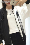Yipinpay Jackets Women New Women's Basic Jacket Fashion Windbreaker Outwear Female Baseball Women Coat 2023 HOT