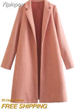 Yipinpay Multicolor Long Coat Women Long Sleeve Winter Woman Coat 2023 Chic And Elegant Woman Jacket Fashion Streetwear Cardigans