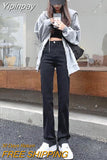 Yipinpay Thciken Velvet Stretch Skinny Straight Jeans Woman High Waist Cotton Elastic Denim High Quality Pantalones De Mujer