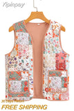 Yipinpay Fashion Print Two Piece Set for Women 2023 Skirt Set Female Autumn Cotton Woman Vests + Mini Skirt 2 Piece Suit Matching