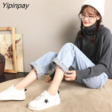 Yipinpay Velvet Jeans Femme Winter Casual Loose Warm Thicken Denim Jeans Woman Black High Waist Wide Leg Pants Mujer