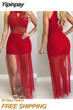 Yipinpay Fishnet Mesh Overlay Romper