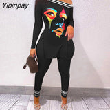 Yipinpay Women Chic Diagonal Collar Asymmetrical Skinny Pants casual Pants Sets