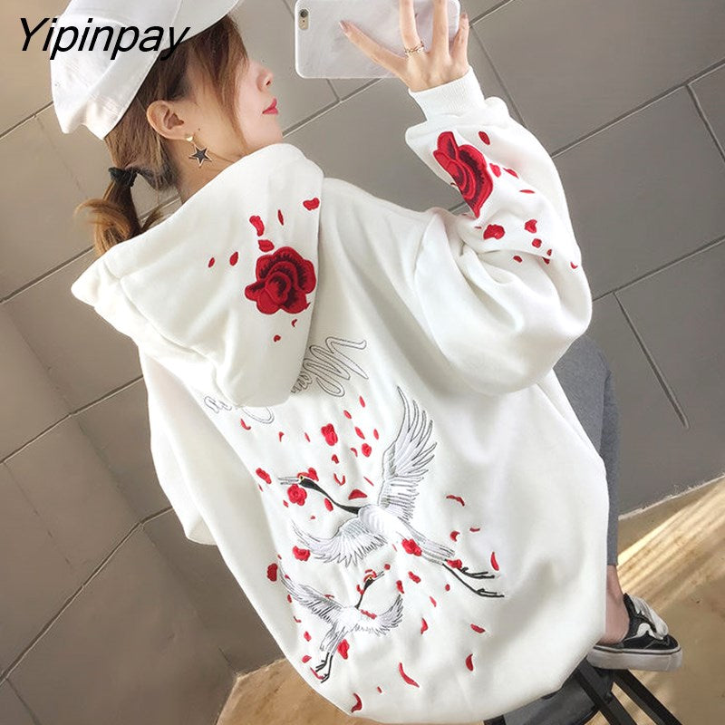 Yipinpay Korean Style Hoodies Women New Loose Sweatshirt Women Plus Size Hoodies Dropshipping designer sweatshirt