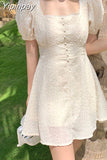 Yipinpay Embroidery Dress Women Mini Summer a Line Vestido Ropa Mujer Corto Party Robe Boho Beach Festa Sun Ladies Dresses Mulher