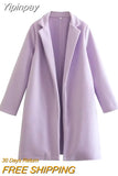 Yipinpay Multicolor Long Coat Women Long Sleeve Winter Woman Coat 2023 Chic And Elegant Woman Jacket Fashion Streetwear Cardigans