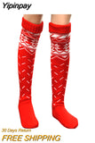 Yipinpay Lolita Women Stockings Female Lingerie Knee High Socks Sexy Compression Stockings for Women Long Socks Autumn Winter