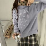 Yipinpay Embroidered Sweater Woman High Collar Long Sleeve Knit Wool Pullover Spring and Autumn 2023