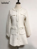Yipinpay Button Mini Dress Long Sleeve a Line Jurk White Vintage Elegant Winter Black Office Korean Chic Fall 2023 Robe Femme
