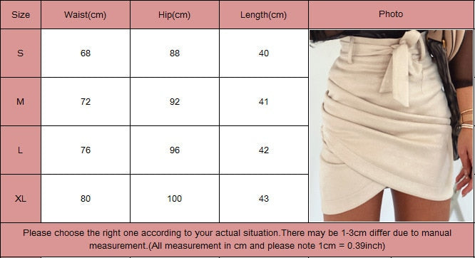 Yipinpay Women Suede Bodycon Pencil Skirt Ladies Party High Waist Ruffles Lovely Fashion Sexy Evening Party Mini Skirt