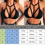 Yipinpay Women Cross Strappy Bra Tank Tops Bustier Solid Color Bandage Sexy Fashion Cami Crop Top Bralette