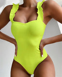 Yipinpay Sexy Women One Piece Swimsuit Swimwear Female Solid Thong Bathing Suit Swimming Suits Monokini Beachwear Swimsuit