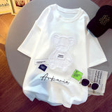 Yipinpay Summer Funny T Shirts Women Casual Korean Style T-shirt O-Neck Stranger Things Tee Shirt Femme Loose Oversized