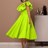 HOT SALE🔥 FREE SHIPPING🚚 2023 Women Summer Fashion Temperament Flounce Big Skirt Banquet Dress