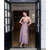 yipinpay Dress Womens Straps Dress Tie-dyed Sleeveless Fashion Y2K Suspender 2023 Female Summer Temperament Elegant Party Dress