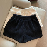 Yipinpay Wide Leg Loose Sexy High Waist Straight Y2k Shorts Black Short Pants Women Pantalones Cortos De Mujer Wild Casual