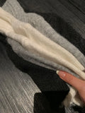 Yipinpay Shirts for Women Korean Tshirt O-neck Long Sleeve Knitted Tunic Tees Y2k Tops Chic Split Casual Sexy T Shirts Grey Sweater