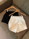 Yipinpay Faldas Mujer Moda 2023 Casual Black White Suit Mini Skirt Y2k Shorts Femme Korean Style Skirts for Women Short Lazy
