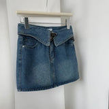 Yipinpay Blue Jean Skirt For Women Sexy 2023 Summer Korean Fashion Female Mini Black Short Denim Skirt High Quality Casual Clothes