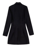 Yipinpay Black Rhinestone Jumpsuit Women Short Blazer Playsuit Long Sleeve Party Elegant Woman Jumpsuit 2023 Winter Rompers Playsuit