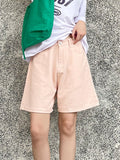 Yipinpay High Waist Denim Shorts Feminino 2023 Spring Oversized Casual Jeans Shorts Women White Wide Leg Short Pants