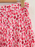 Yipinpay Pink Pleated Skirt Women Printed Long Skirts For Women Fashion 2023 Summer High Waist Midi Skirt Woman Elegant Skirts