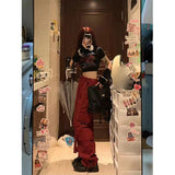 Yipinpay Casual Loose Y2K Sweatpants Cargo Pants Women Baggy Trousers Fall Streetwear Fairycore Oversized Pants