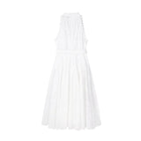 Yipinpay Cut Out White Dress Women Embroidery Long Dress Women Fairycore Summer Dresses Woman Elegant And Pretty Women's Dresses