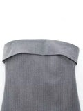 Yipinpay Striped Short Dresses For Women Off Shoulder Bodycon Dress Women Grey Backless Sexy Night Party Dresses Mini Female Dress