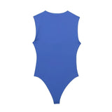 Yipinpay 2023 Black Body Woman Square Neck Sexy Lingerie For Women Body Sleeveless Bodysuit Women Wide Straps Bodycon Summer Tops