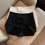 Yipinpay Shorts Femeninas Faldas Mujer Moda Sexy Wild A Line Wrap Hip Shorts Skirts Spring Summer Suit Casual Mini OL Temperament