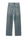 Yipinpay 2023 Blue Denim Pants Women High Waist Jeans For Women Wide Leg Jeans Y2k Fashion Streetwear Casual Baggy Pants Woman