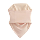 Yipinpay 2023 Pink Satin Top Female Asymmetric Off Shoulder Tops For Women Pleated Summer Sexy Tops Woman Sleevless Backless Top