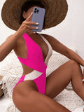 Yipinpay Up Women One Piece Swimsuit 2023 Sexy Female Swimwear Swimming Suit High Waist Monokini Bathing Suit Beachwear Swimsuit