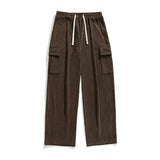 Yipinpay Mens Corduroy Sweatpants Hip Hop Jogging Cargo Pants Loose Casual Pants  Neutral Retro Streetwear Fashion Harajuku Trousers