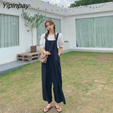 Yipinpay Summer Women Bodysuit Jumpsuit Sweet High waist Loose Oversize Overalls Fashion Casual female Playsuits 2023 NEW