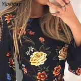 Yipinpay Women  Cutout Back Bishop Sleeve Floral Dress  Long Sleeve Dress bodycon dress
