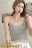 Yipinpay Two Piece Suit Hoodies Women Korean Loose Bat Sleeve Tops Fashion Popular Crop Sweatshirts+Camis Female