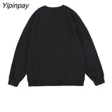 Yipinpay Autumn Streetwear Oversize Full Sleeve Women Pullover Y2K Denim Patchwork Loose Women Hoodies Spring Female Clothing Tops
