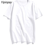 Yipinpay Summer Chinese Style Short Sleeve Women Blouse Shirt Ink painting Printing Ladies White Shirt Button Up Female Clothing