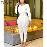 Yipinpay Mesh Sexy See Through Pencil Jumpsuit Sexy Hollow All In One Overall Monos Girl Midnight Party One Piece Hot Attirewear